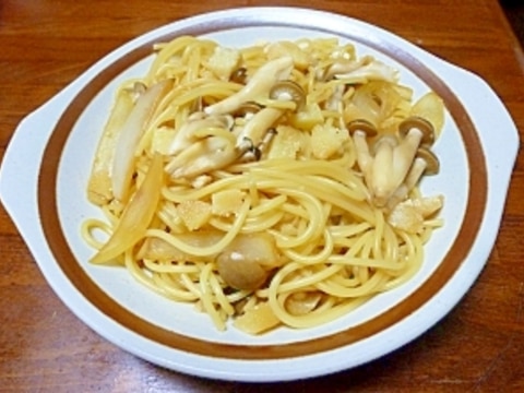 残り物数の子で和風パスタ